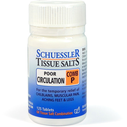 Schuessler Tissue Salts Comb P - Poor Circulation