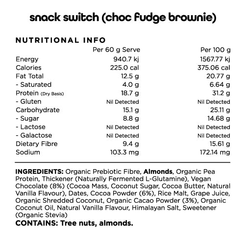Switch Nutrition Snack Switch Bar