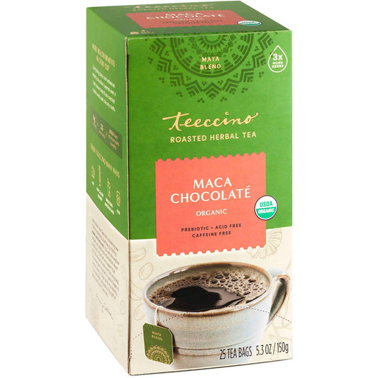 Teeccino Maca Chocolate Roasted Herbal Tea