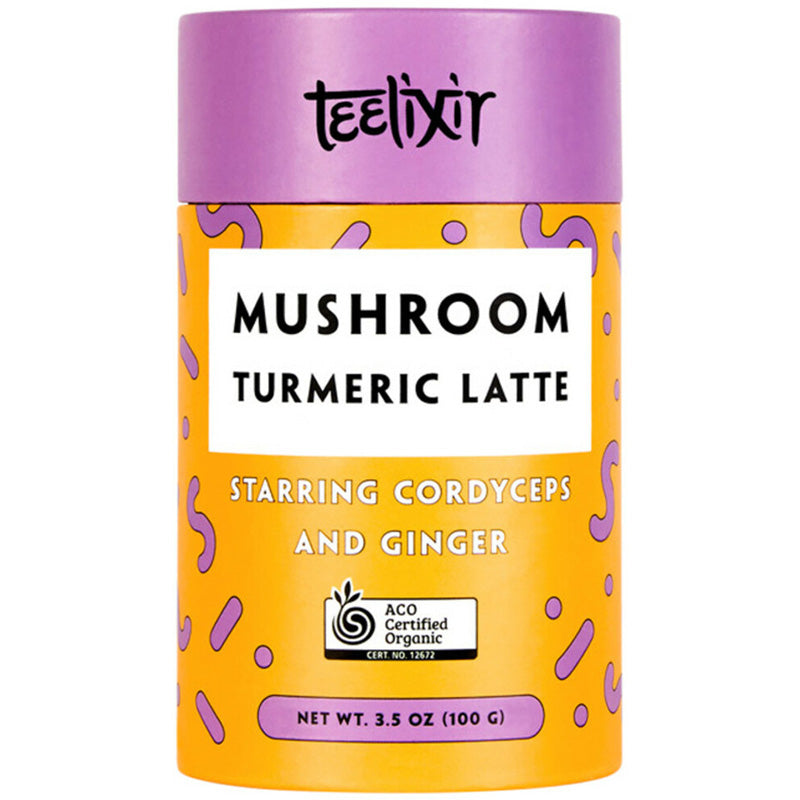 Teelixir Mushroom Turmeric Latte with Cordyceps