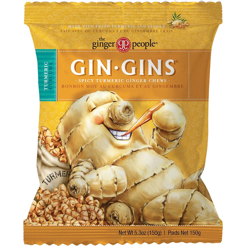 The Ginger People Gin Gins Spicy Turmeric Ginger Chews