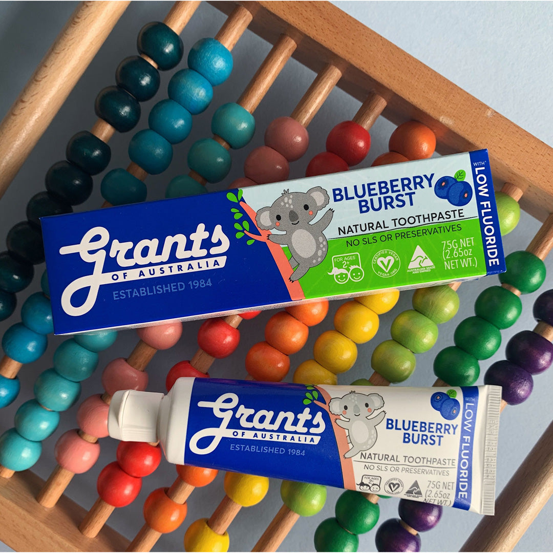Grants Kids Natural Toothpaste Blueberry Burst