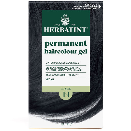 Herbatint Permanent Hair Colour Gel Natural Tones - 1N (Black)