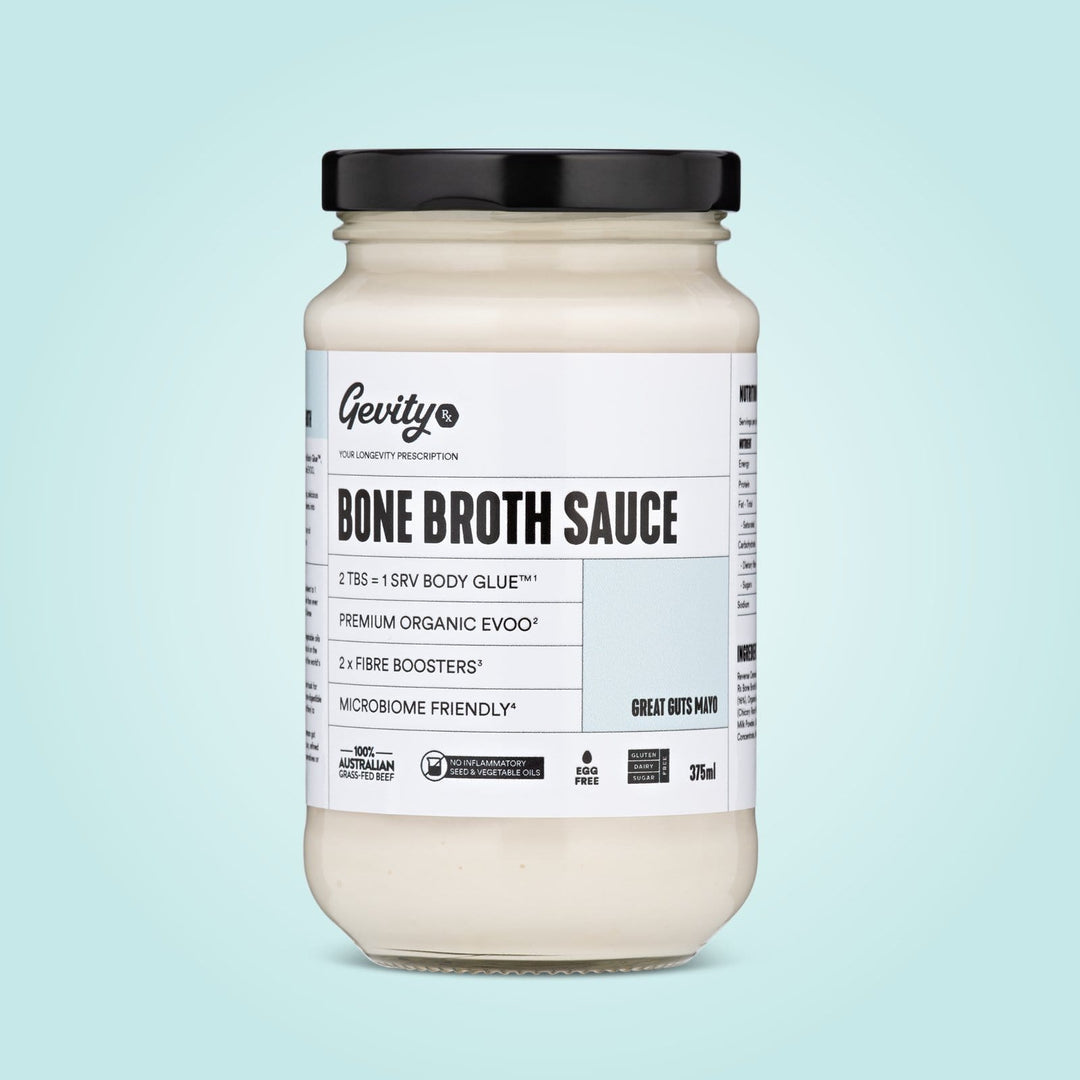 Gevity Rx Bone Broth Sauce Great Guts Mayo