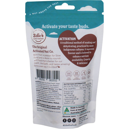 2Die4 Live Foods Activated Organic Trail Mix