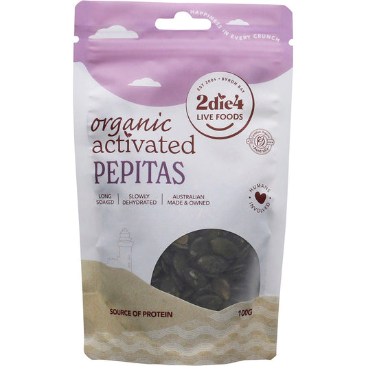 2Die4 Live Foods Activated Organic Pepitas