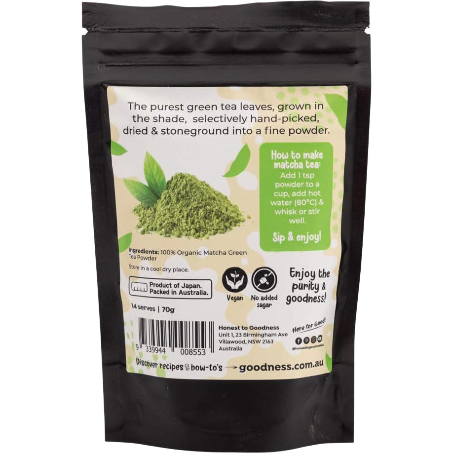 Honest To Goodness Organic Matcha