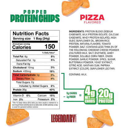 Legendary Foods Popped Protein Chips
