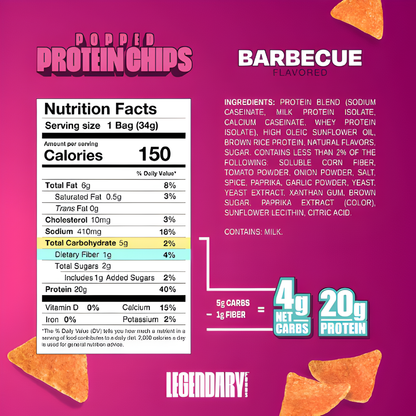 Legendary Foods Popped Protein Chips