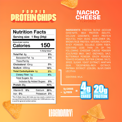 Legendary Foods Popped Protein Chips