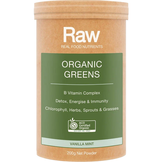 Raw Real Food Nutrients Organic Greens