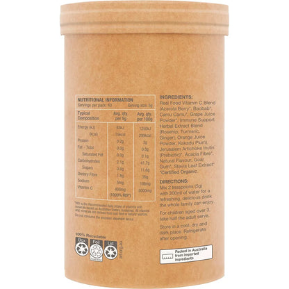 Raw Organic Vitamin C