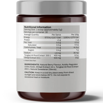 ATP Science Tongkat Ali + Shilajit Powder