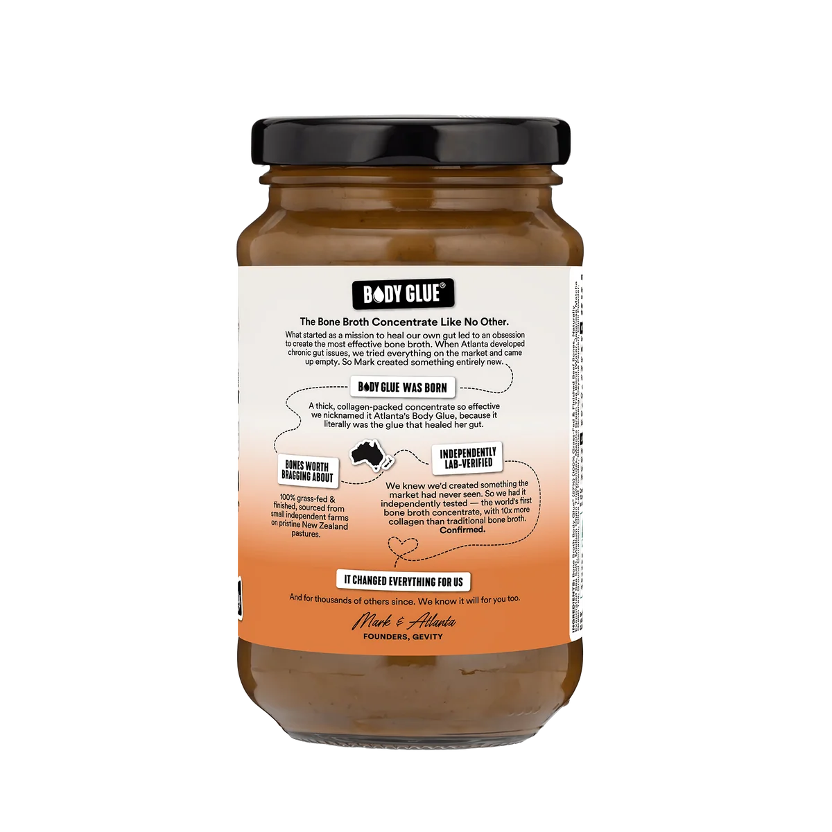 Gevity Rx Bone Broth Body Glue Burn
