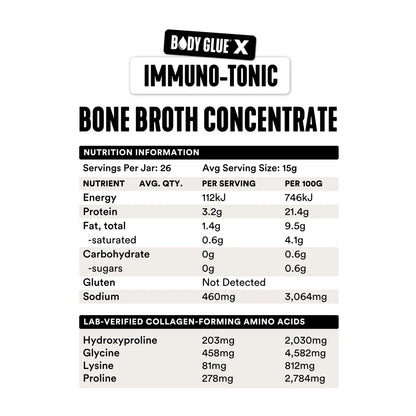 Gevity Rx Bone Broth Body Glue X Immuno Tonic