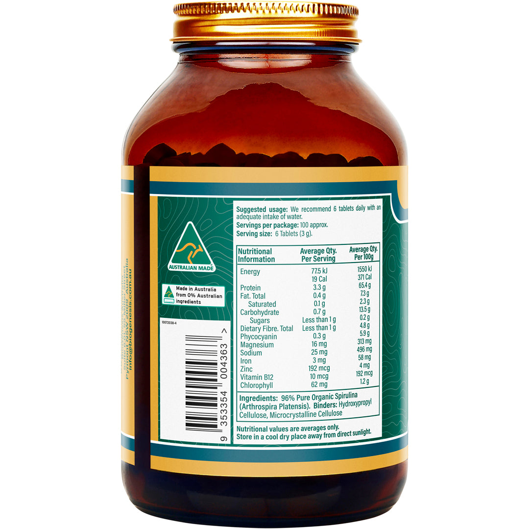 BioGenesis Organic Spirulina Tablets