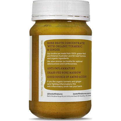 Best Of The Bone Broth Concentrate Organic Turmeric & Ginger