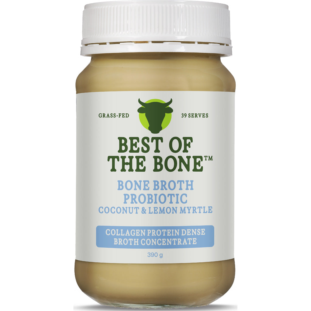 Best Of The Bone Broth Concentrate Probiotic Coconut & Lemon Myrtle