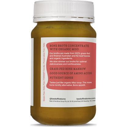 Best Of The Bone Broth Concentrate Organic Miso
