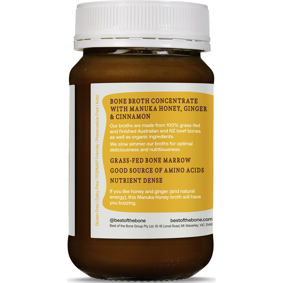 Best Of The Bone Broth Concentrate Manuka Honey, Ginger & Cinnamon