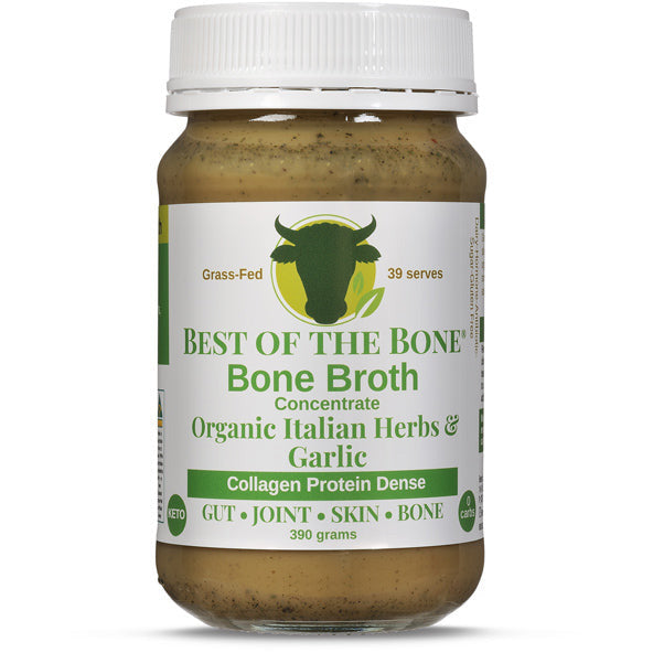 Best Of The Bone Real Bone Broth Concentrate - Italian Herbs & Garlic
