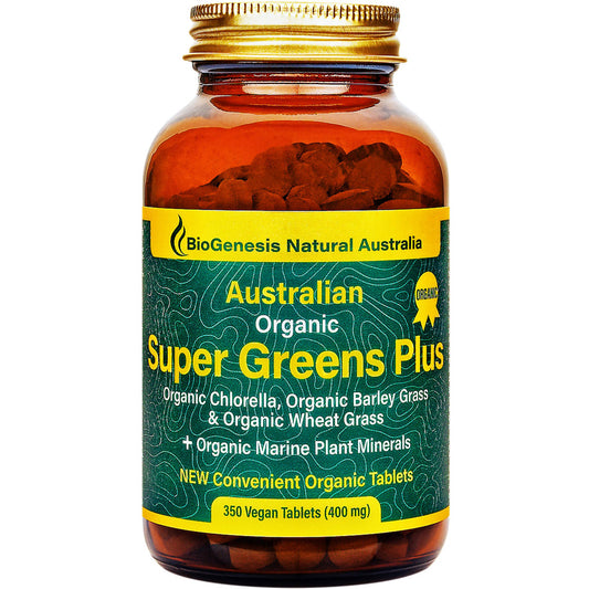 BioGenesis Organic Super Greens Plus Tablets