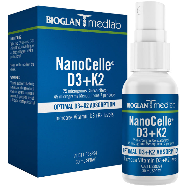 Bioglan Medlab NanoCelle D3 + K2