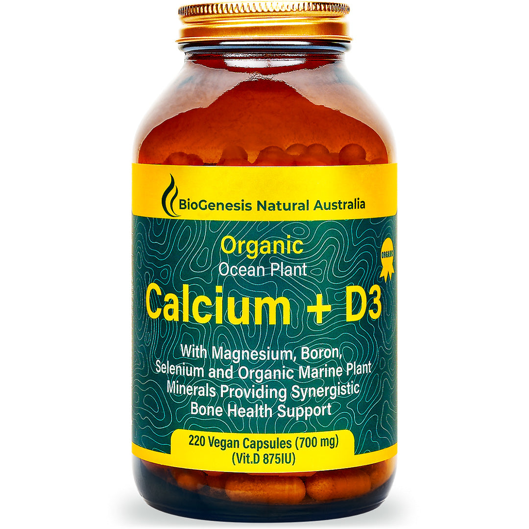 BioGenesis Organic Ocean Plant Calcium + D3 Capsules