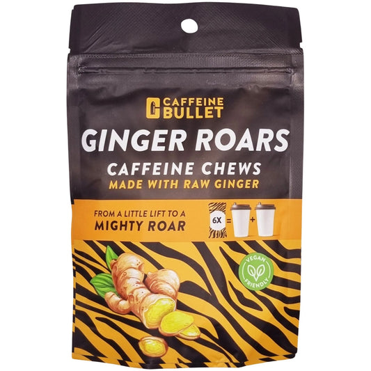 Caffeine Bullet Ginger Roars Caffeine Chews