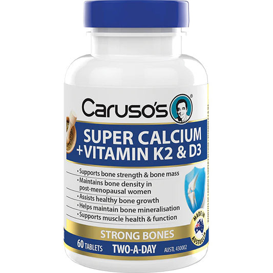Caruso's Super Calcium + Vitamin K2 & D3