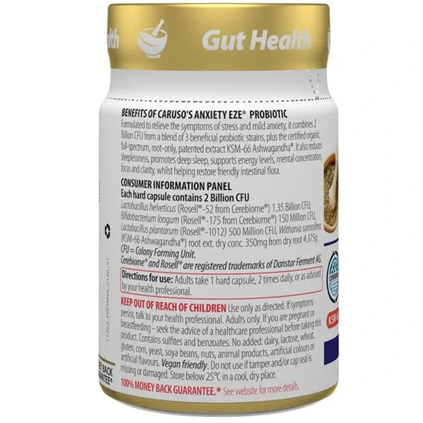 Carusos Anxiety Eze Probiotic