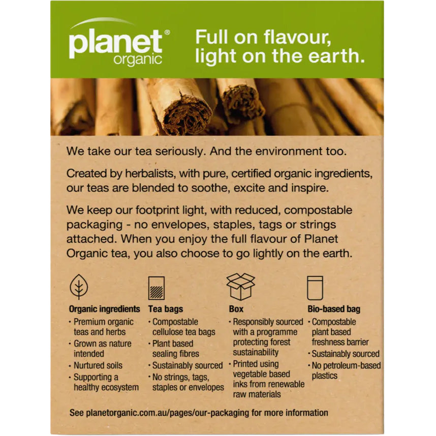 Planet Organic Cinnamon Organic Herbal Tea
