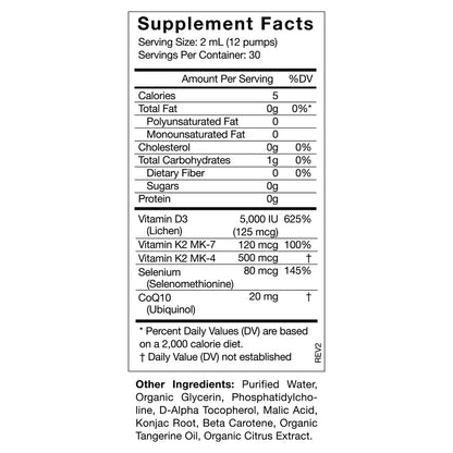 Cymbiotika Vitamin D3 + K2 + CoQ10