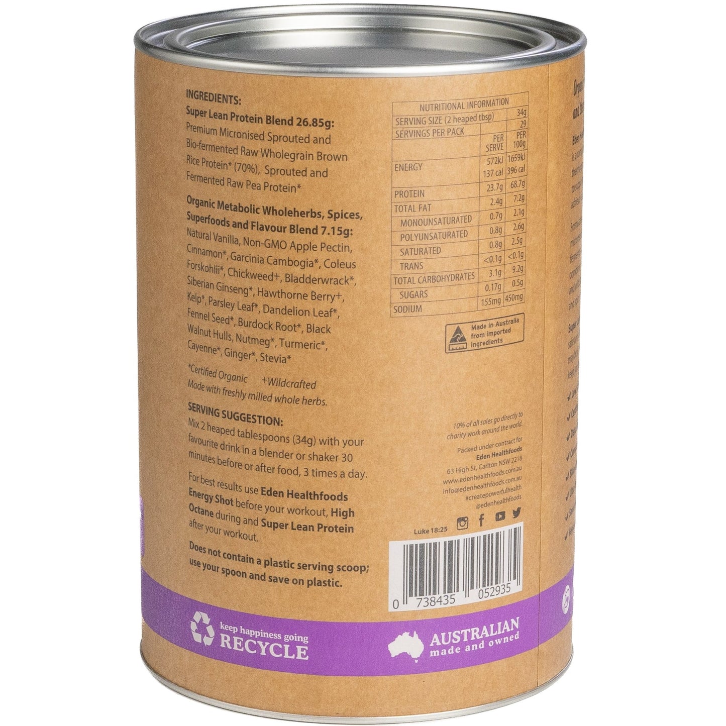 Eden Healthfoods Super Lean Protein