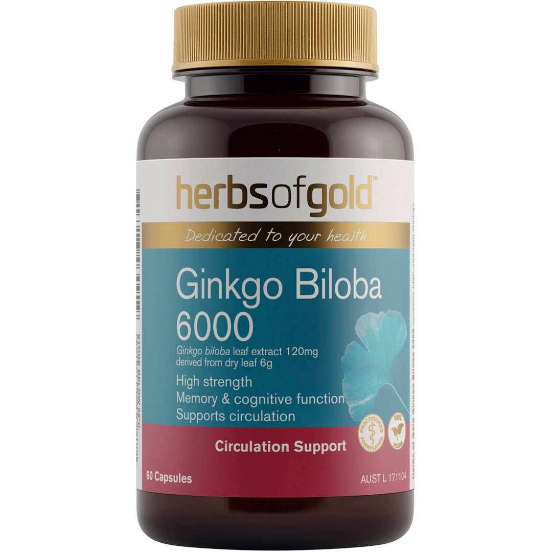 Herbs of Gold Ginkgo Biloba 6000