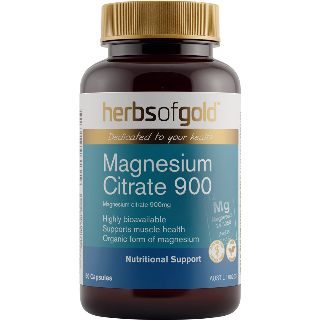 Herbs of Gold Magnesium Citrate 900