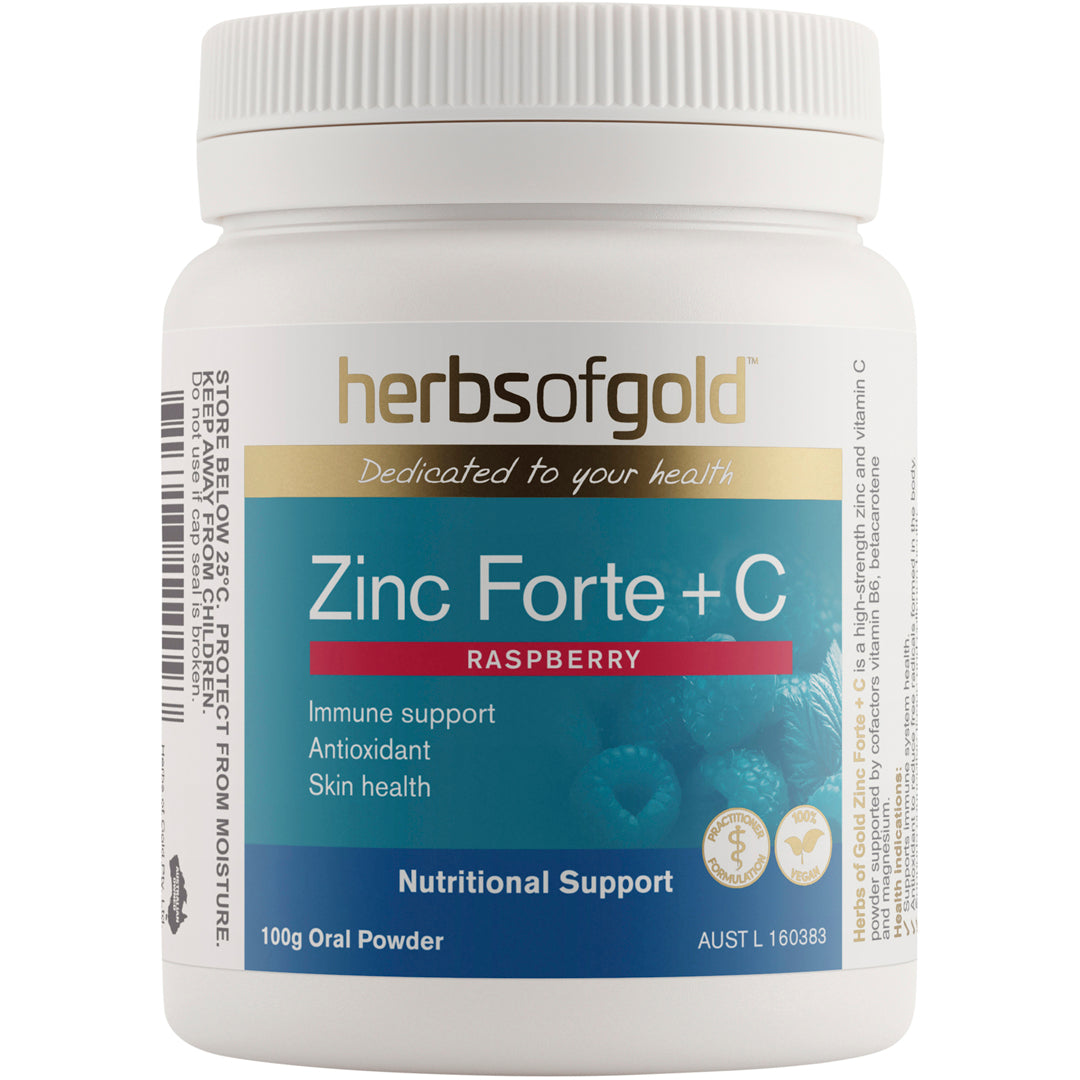 Herbs of Gold Zinc Forte + C