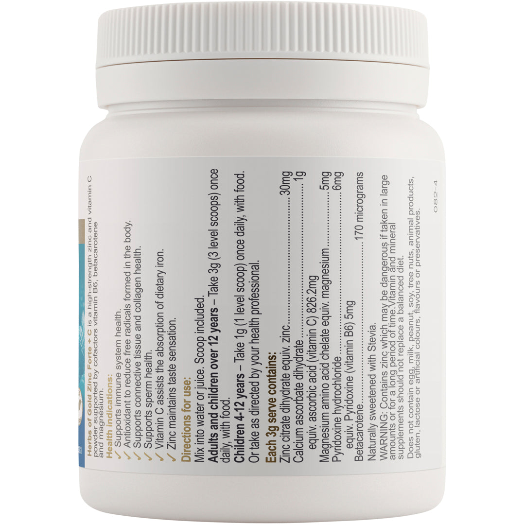 Herbs of Gold Zinc Forte + C