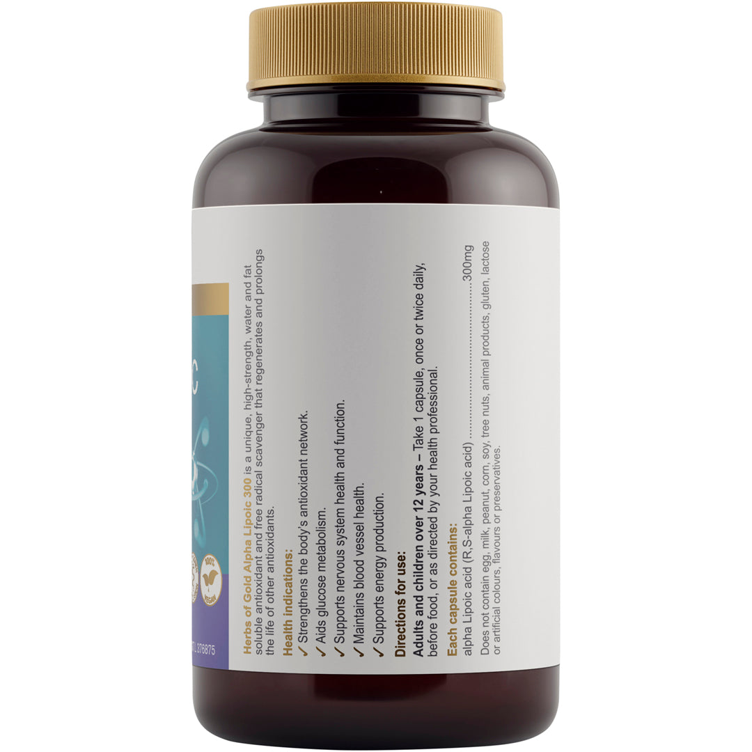 Herbs of Gold Alpha Lipoic 300