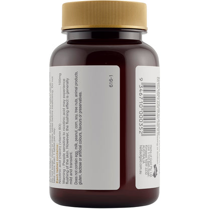 Herbs of Gold Niacin 100mg Extended Release | Energy production Herbs of Gold Niacin 100mg Extended Release | Energy production