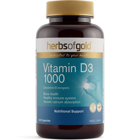 Herbs of Gold Vitamin D3 1000 IU