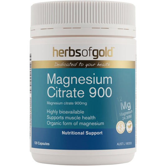 Herbs of Gold Magnesium Citrate 900