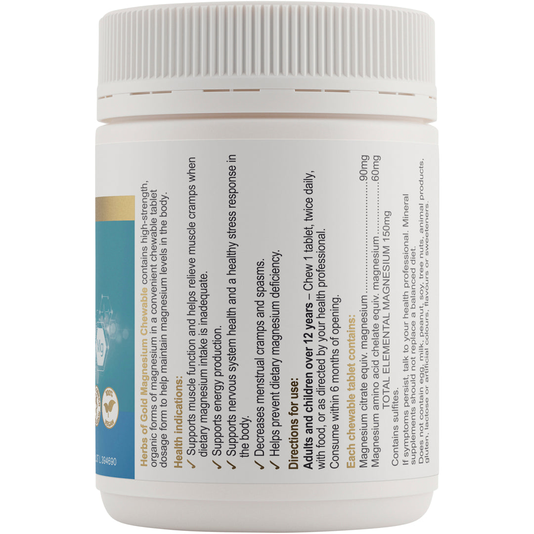 Herbs of Gold Magnesium Chewable