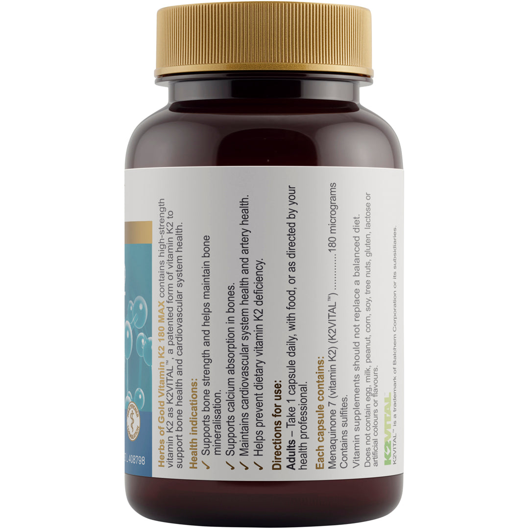 Herbs of Gold Vitamin K2 180 MAX