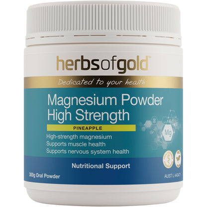Herbs of Gold Magnesium Powder High Strength