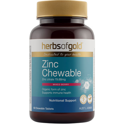 Herbs of Gold Zinc Chewable