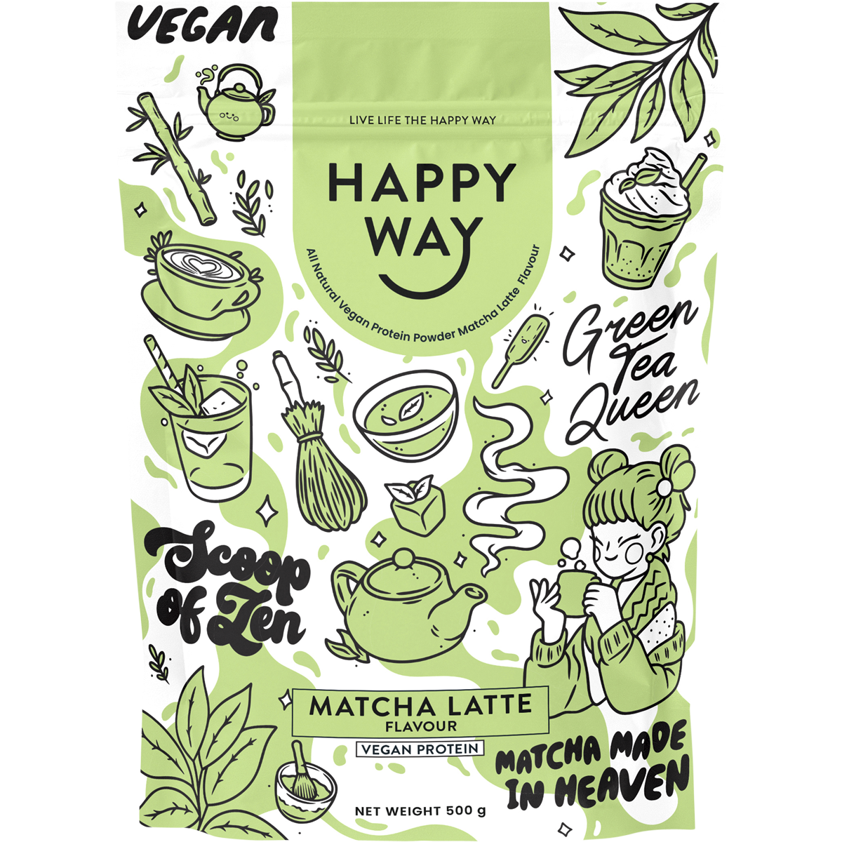Happy Way Vegan Protein Powder