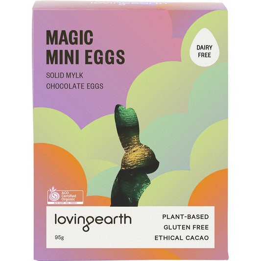 Loving Earth Magic Mini Eggs Solid Mylk Chocolate Eggs