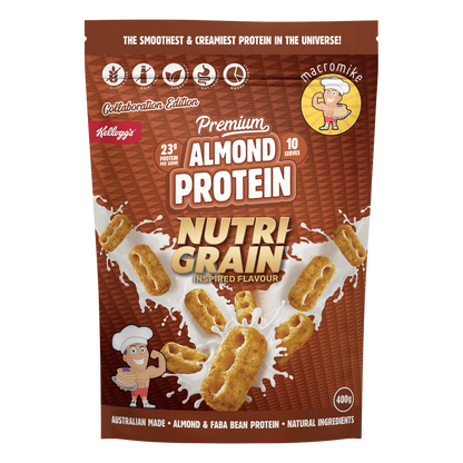 Macro Mike x Kelloggs Premium Almond Protein