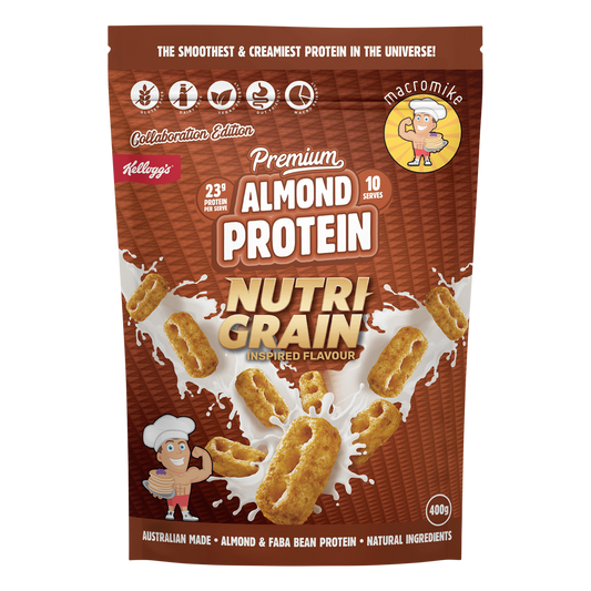 Macro Mike x Kelloggs Premium Almond Protein